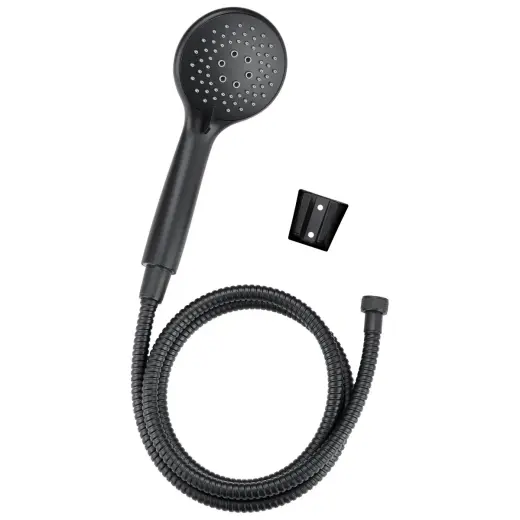 Shower set AB 3 modes, black