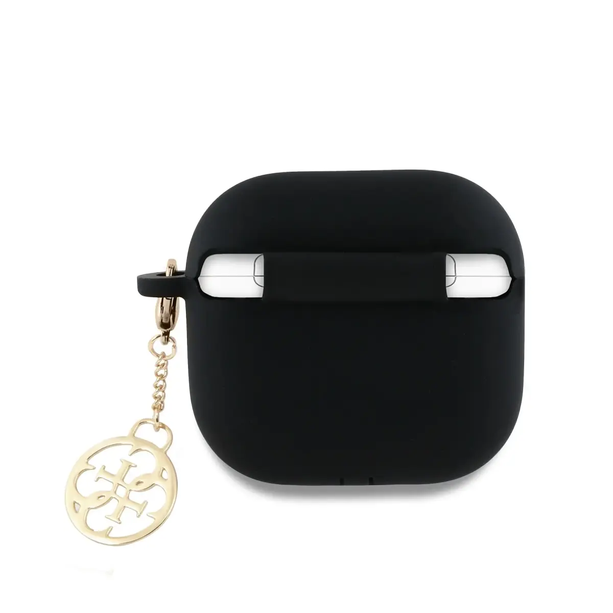 Guess 4G Charm Silicone Case for AirPods 4 Black