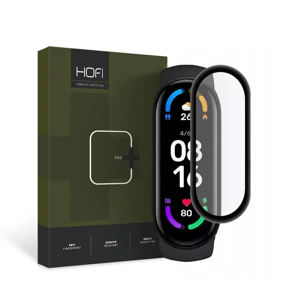 HOFI HYBRID GLASS XIAOMI MI SMART BAND 6 | 6 NFC BLACK