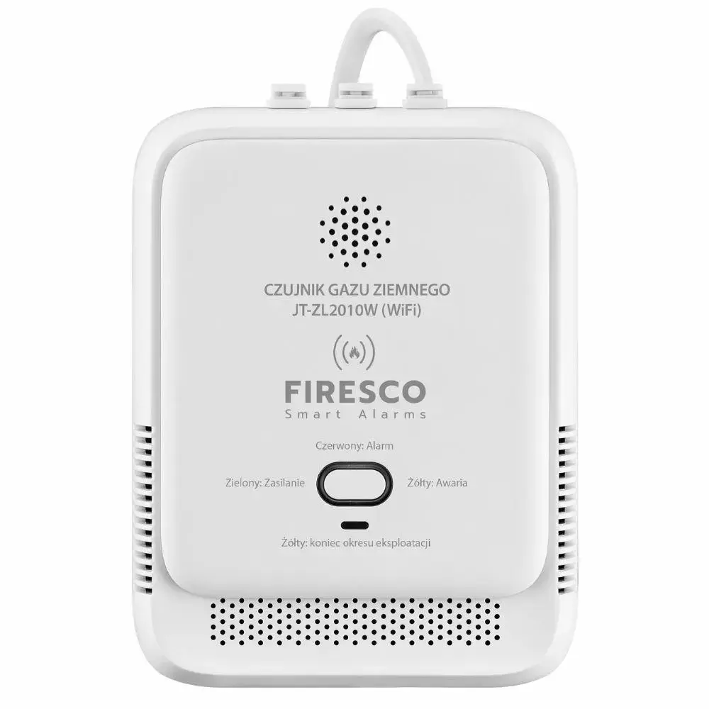 Firesco JT-ZL2010W Wi-Fi Tuya Smart Life Natural Gas (Methane) Sensor