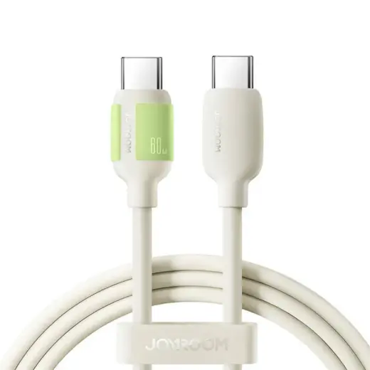 Joyroom S-A53 data transfer and charging cable | USB-C to USB-C | 60W | 1.2m | beige