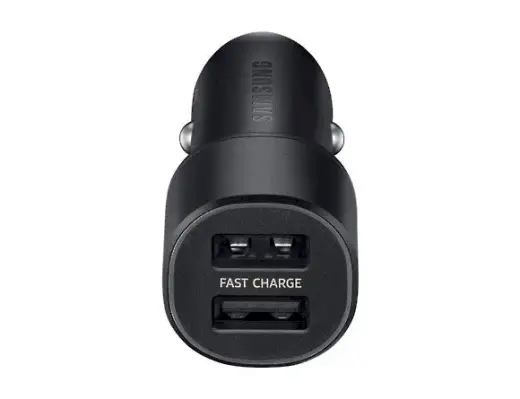 Samsung Dual USB 15W EP-L1100WBE Oriģināls Auto Lādētājs melns