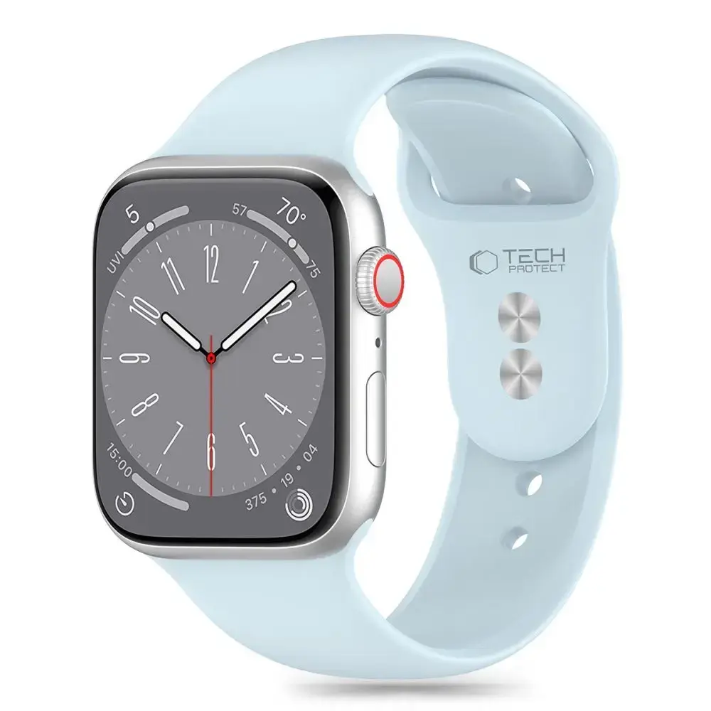 Tech-Protect Silicone Strap for Apple Watch 4 | 5 | 6 | 7 | 8 | 9 | SE (38 | 40 | 41 mm) - Blue