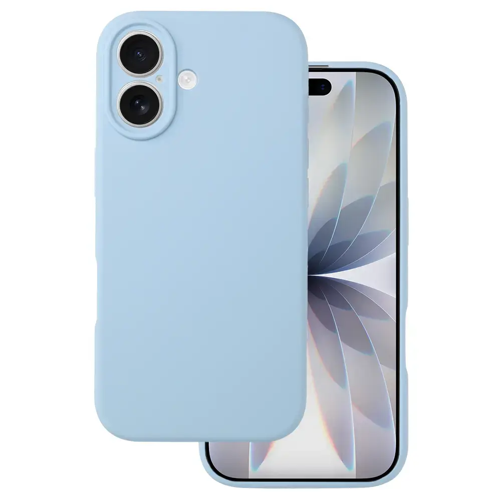 Silicone Lite Case for Iphone 17 light blue