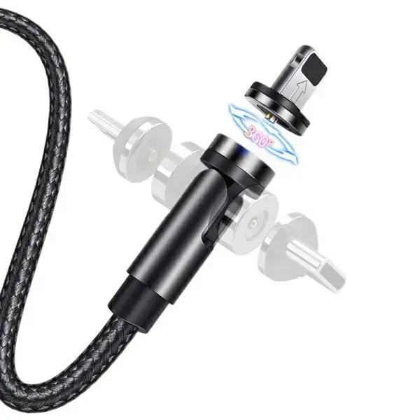 USAMS U59 SJ472 datu pārraides un uzlādes vads | USB-A uz Lightning | 10.5W | 1m | melns