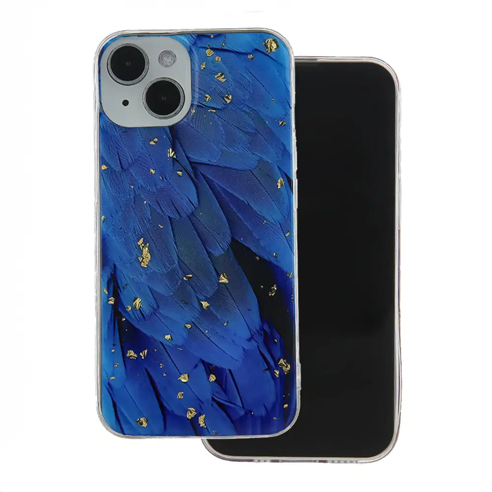 Fusion Gold Glam Blue silikona vāciņš priekš Samsung A546 Galaxy A54 5G