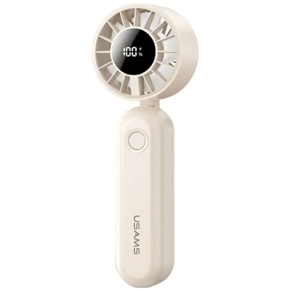 Hand fan USAMS Mini ZB352 1200mAh folding beige