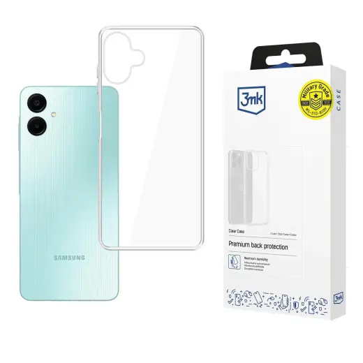 3mk Clear Case for Samsung Galaxy A06 - transparent