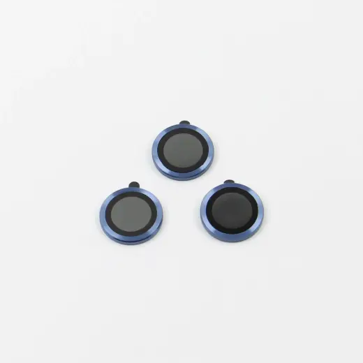 Set of lens glasses for iPhone 17 Pro Max dark blue