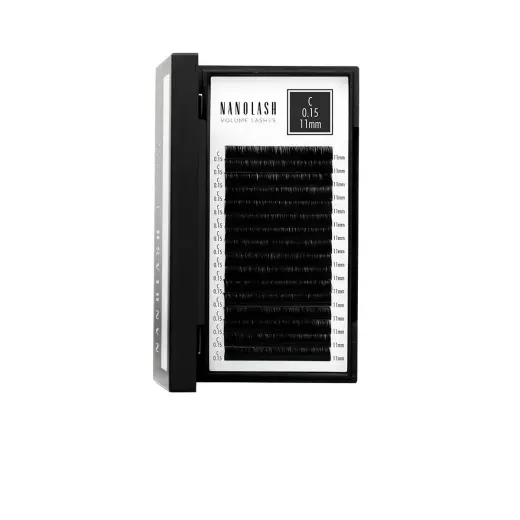 Nanolash - Volume Lashes Pestanas Postizas 015 C 11 Mm 1 U