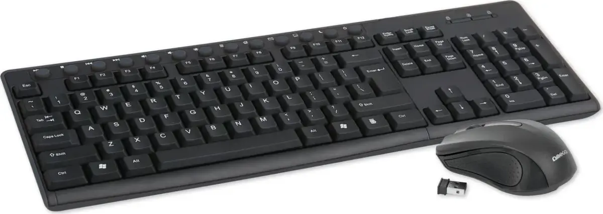 Omega OKM071B Wireless Set Keyboard + Mouse Black
