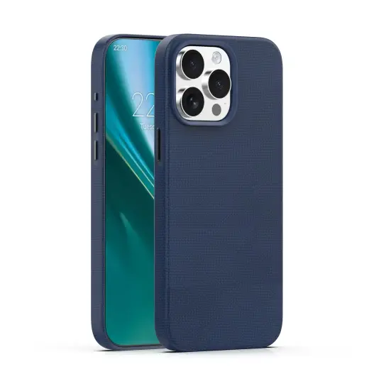 Etteri Elegant Mag telefono dėklas su MagSafe palaikymu iPhone 14 Pro tamsiai mėlynas