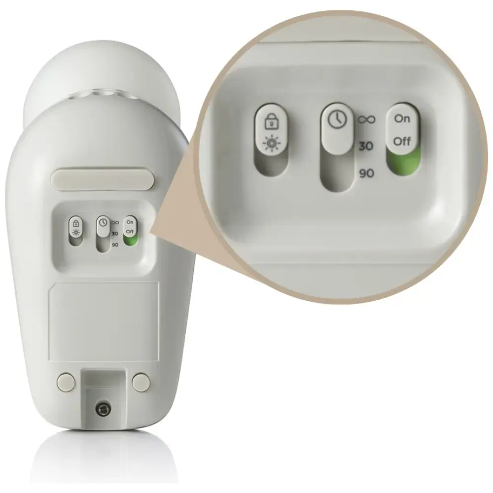 Motorola S1 Light and Sound Soother Night Light with Soothing Sounds white