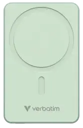 Verbatim Charge n Go ārējais akumulators (powerbank) | 10 000 mAh | Wireless, MagSafe | zaļš