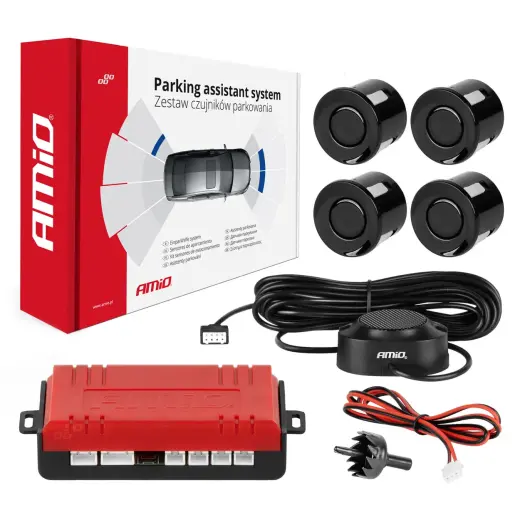 Parking sensor 4 Buzzer black