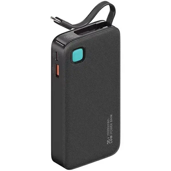USAMS XY Series ārējais akumulators (powerbank) | 10000 mAh | 20W | USB-C | melns