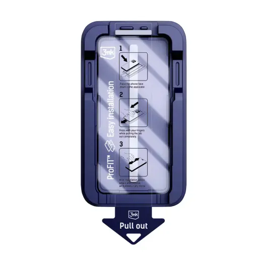 3mk HardGlass Max tempered glass for phone Galaxy S23 5G with applicator (under-display fingerprint compatible)