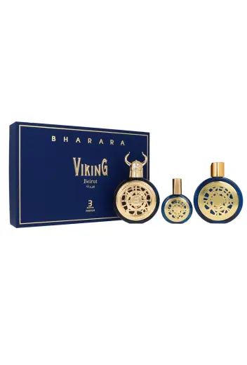 Set Bharara Viking Beirut Edp 100ml + Parfum 30ml + Body Lotion 180ml