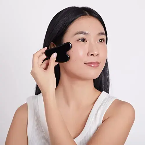 Plum Beauty Obsidian Gua Sha Stone