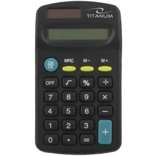 Titanum TCL101 Kalkulātors, 8 zīmju ekrāns
