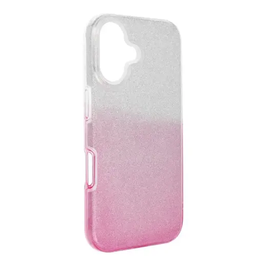 SHINING phone case for iPhone 16 transparent pink