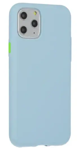 Fusion Solid Case Silicone Case For Samsung A515 Galaxy A51 Light Blue