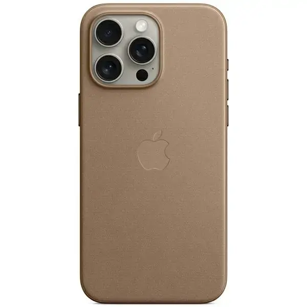Etui Apple MT4W3ZM|A iPhone 15 Pro Max 6.7" MagSafe jasnobrązowy|taupe FineWoven Case