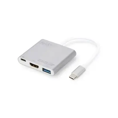 DIGITUS USB 3.0 Type-C HDMI Multiport Adaptor - external video adapter - Parade PS176