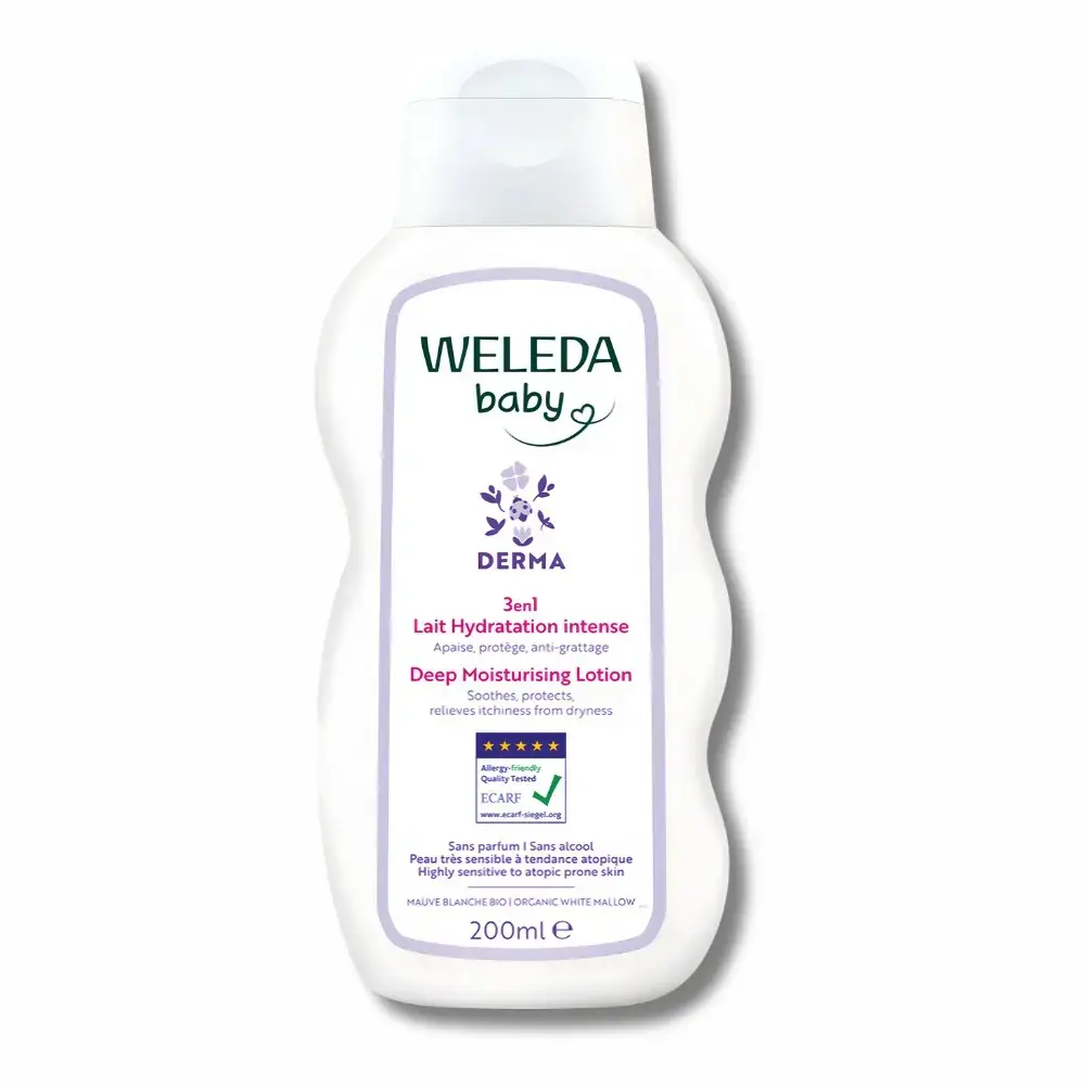 Weleda - Baby - Derma 3-in-1 - Bodylotion – 200 Ml