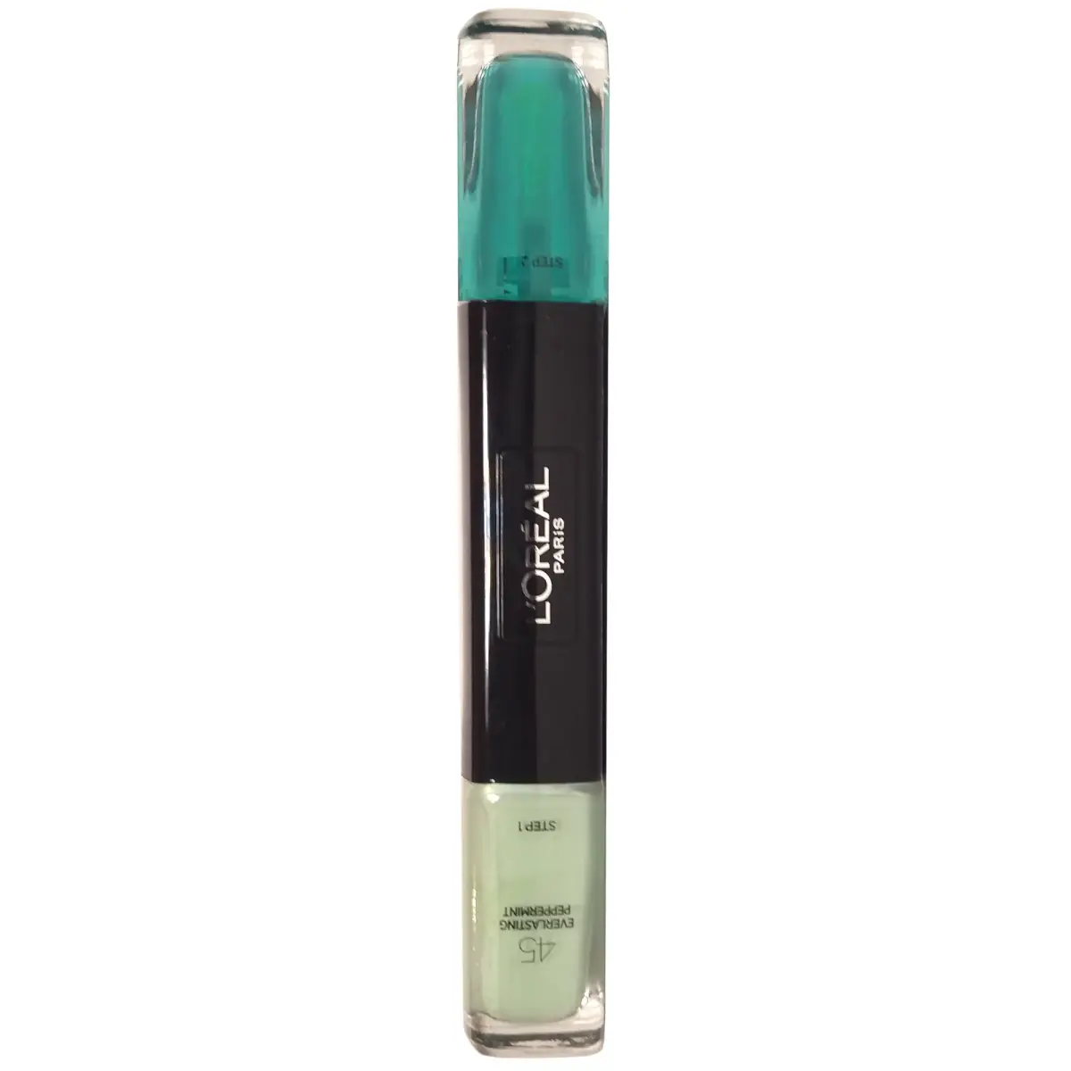 L'Oreal Paris, Infallible, Gel-Effect, Nail Polish 2-In-1, 45, Everlasting Peppermint, 2 x, 5 ml
