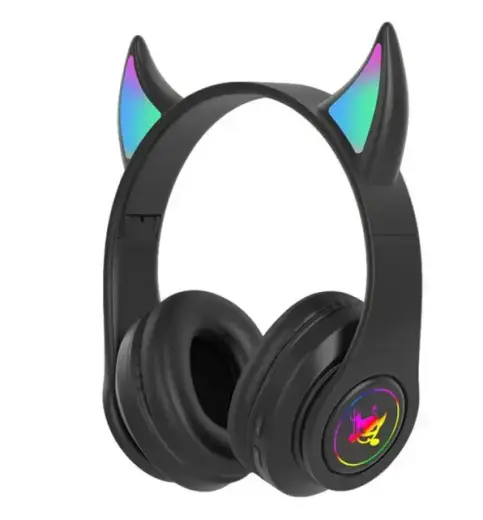 Goodbuy Devil wireless headsets for kids | bluetooth 5.0 | black