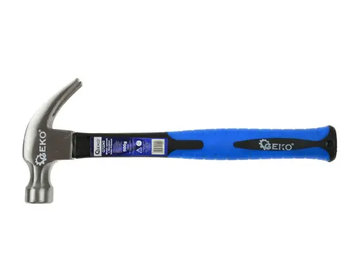 Claw Hammer 500g with Fiberglass TPR Handle GEKO Premium