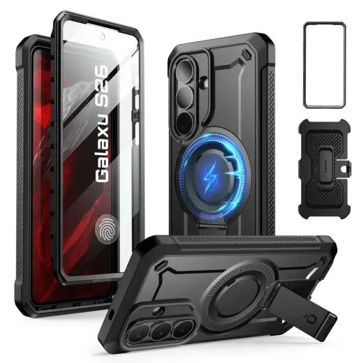 Supcase Unicorn Beetle Pro Mag чехол с поддержкой MagSafe для телефона Samsung Galaxy S26+ (S947) чёрный