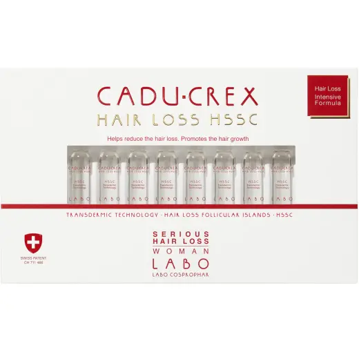 Labo, Cadu-Crex Severe Stage, Anti-Hair Loss, Ampoules Treatment Serum, For Scalp, For Women, 40 pcs, 3.5 ml