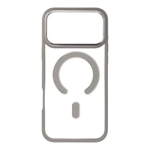Color Edge Mag phone case with MagSafe support for iPhone 17 Pro Max gray