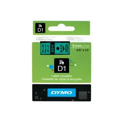 Dymo Schriftband 40919 Green Black Schwarz (S0720740)