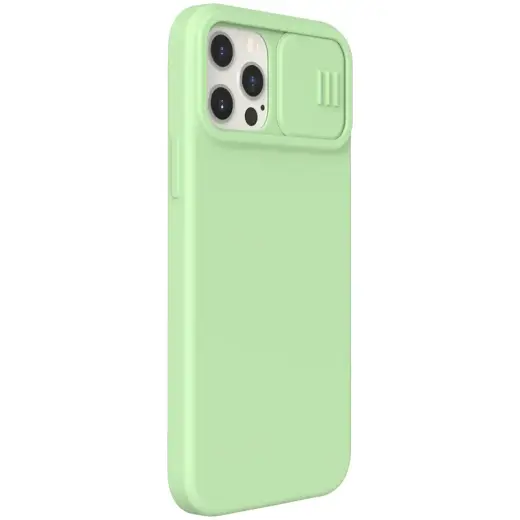 Nillkin CamShield Silky Magnetic Silicone Case for iPhone 12 Pro Max 6.7 Matcha Green