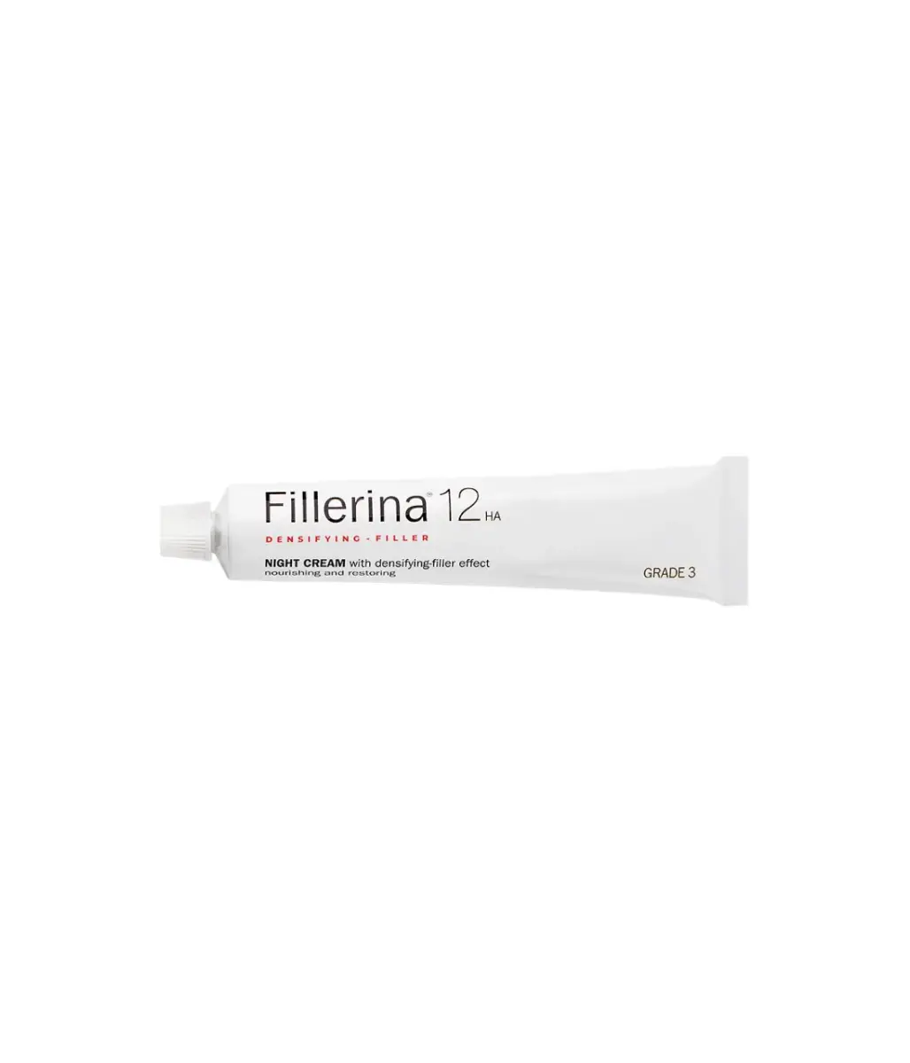 Labo, Fillerina 12HA Densifying Filler Grade 3, Nourishing & Restoring, Night, Cream, For Face, 50 ml