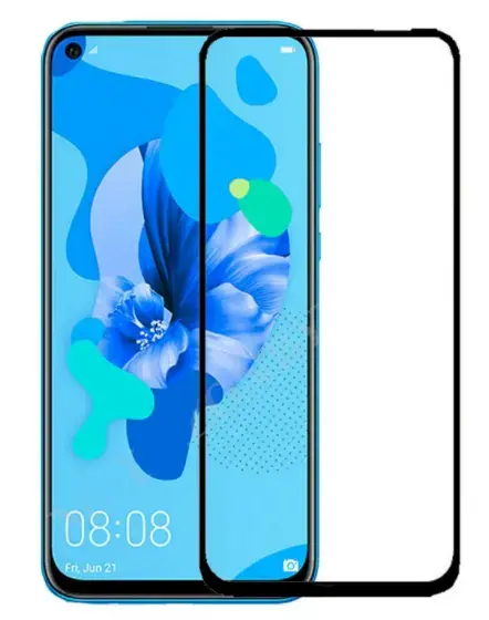 Fusion 5D aizsargstikls pilnam ekrānam Huawei Mate 30 Lite melns