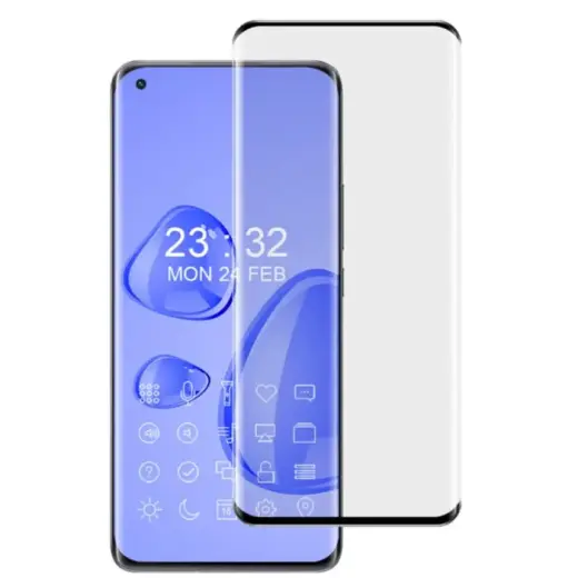 Fusion защитное стекло на весь экран с рамкой для телефона Xiaomi Mi 11 черное