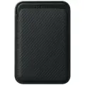 Magnetic wallet PITAKA Woven Wallet MagSafe for phone black grey Foto 1