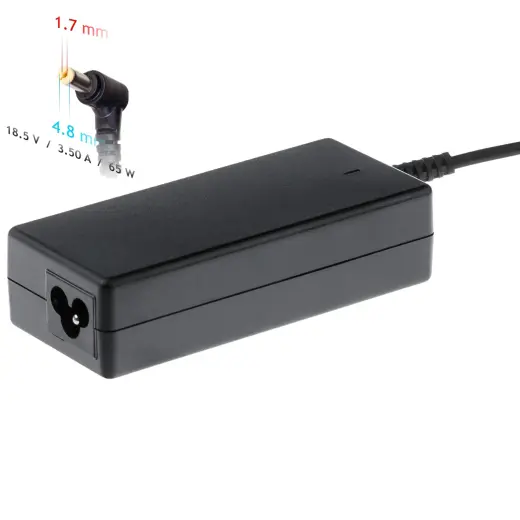 Notebook power supply Akyga AK-ND-09 18.5V | 3.54A 65W 4.8 x 1.7 mm HP 1.2m