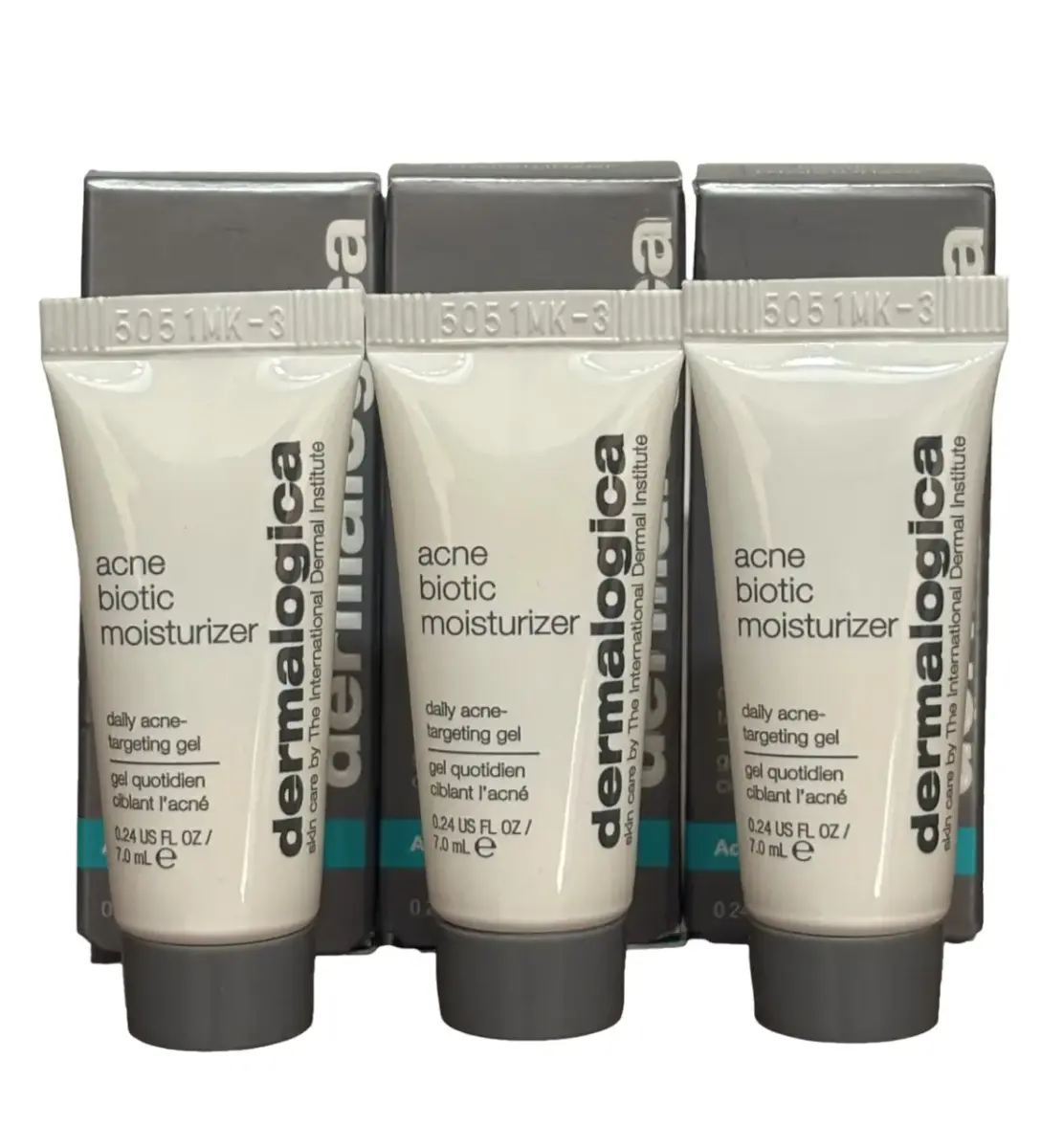Set, Dermalogica, Acne Biotic, Anti-Acne, Local Treatment Gel, For Acne Prone Skin, For Face, 3 pcs, 7 ml