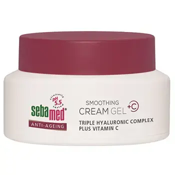 Anti-Ageing Smoothing Cream Gel with Hyaluronic Acid.