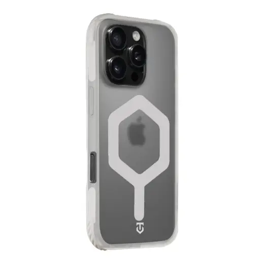 Tactical MagForce Hexagon Cover for Apple iPhone 16 Pro T-White