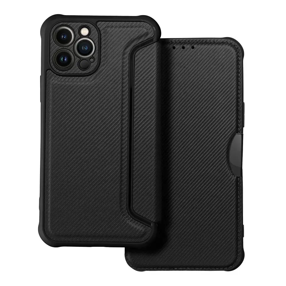 Fusion Razor Book grāmatveida maks Xiaomi Redmi Note 11 | Note 11S melns