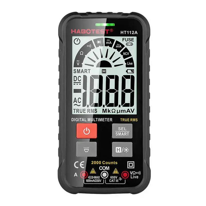 Digital Universal Multimeter Habotest HT112A True RMS