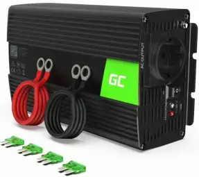 Strāvas pārveidotājs Green Cell Car Power Inverter Converter 12V to 230V 1000W/ 2000W