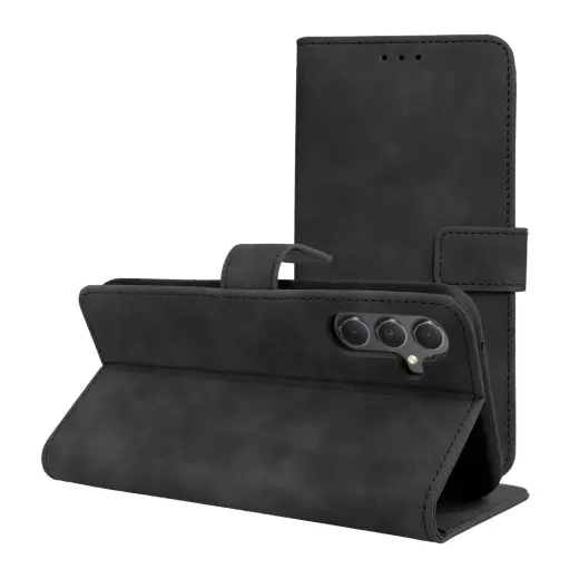 TENDER grāmatveida maciņš telefonam Samsung Galaxy A34 (A346) melns