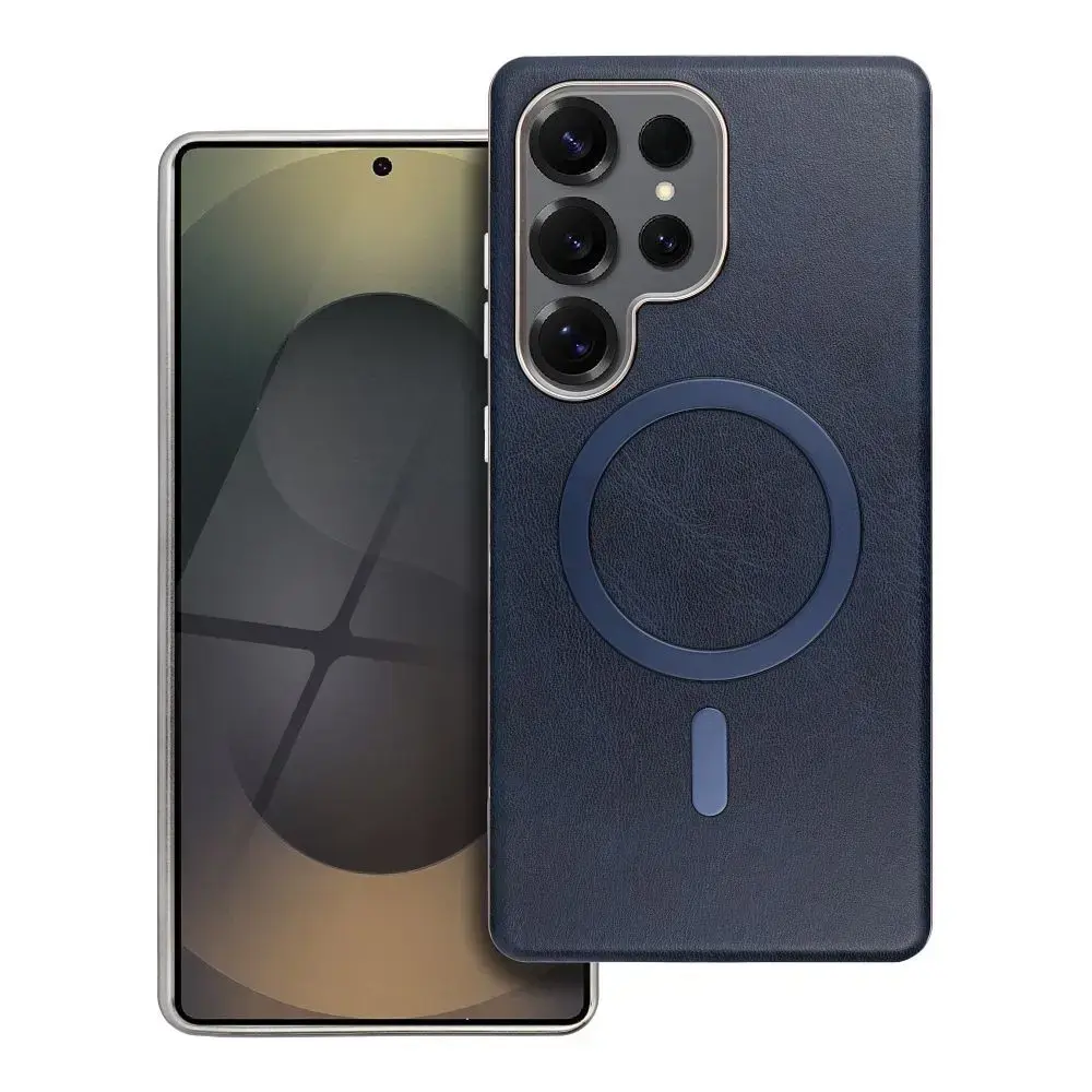 GENTLEMAN MAG COVER Case compatible with MagSafe for SAMSUNG A26 navy blue
